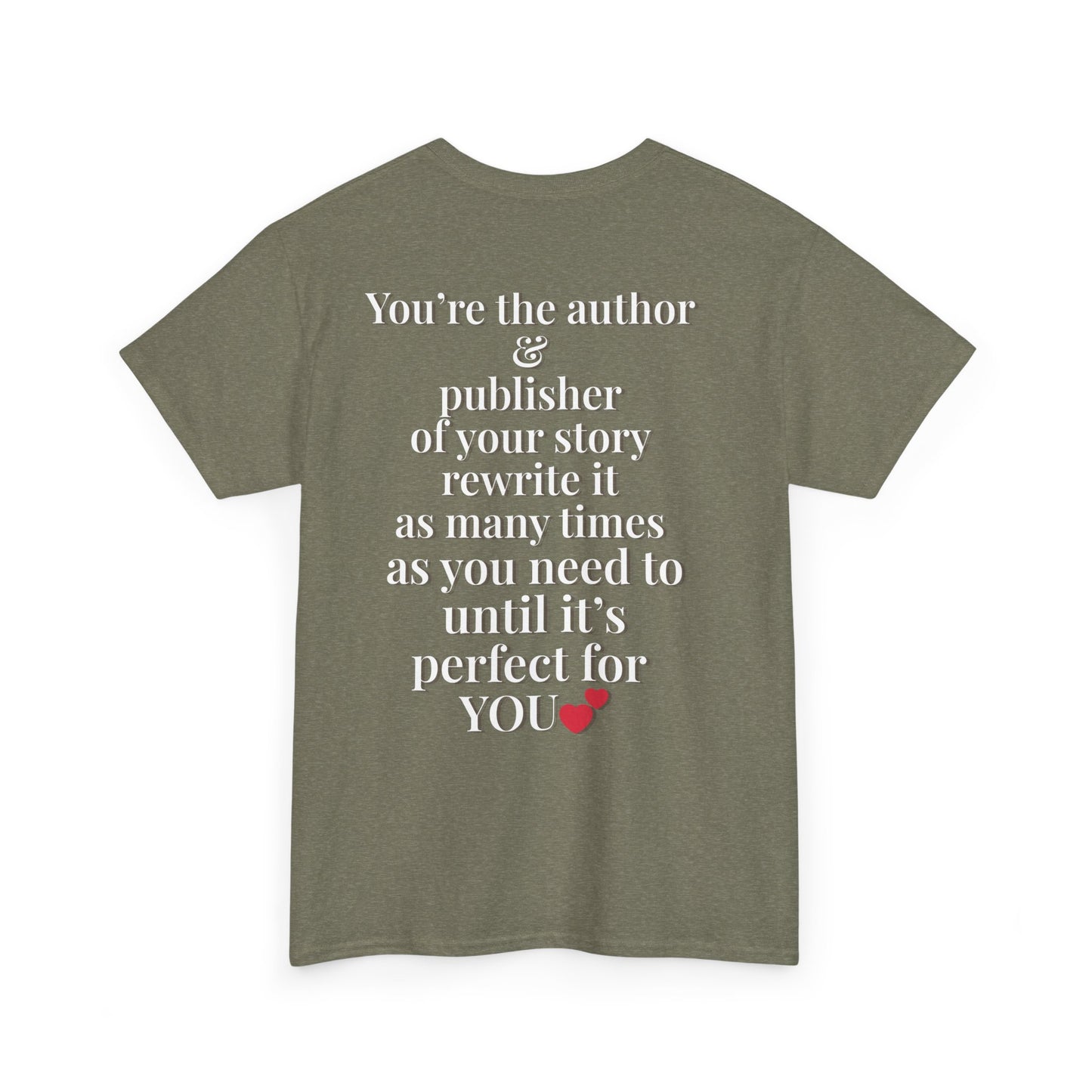 You're The Author Tee | Empowering Story Graphic T-Shirt | Plus Size Confidence | Kall Her Beauti
