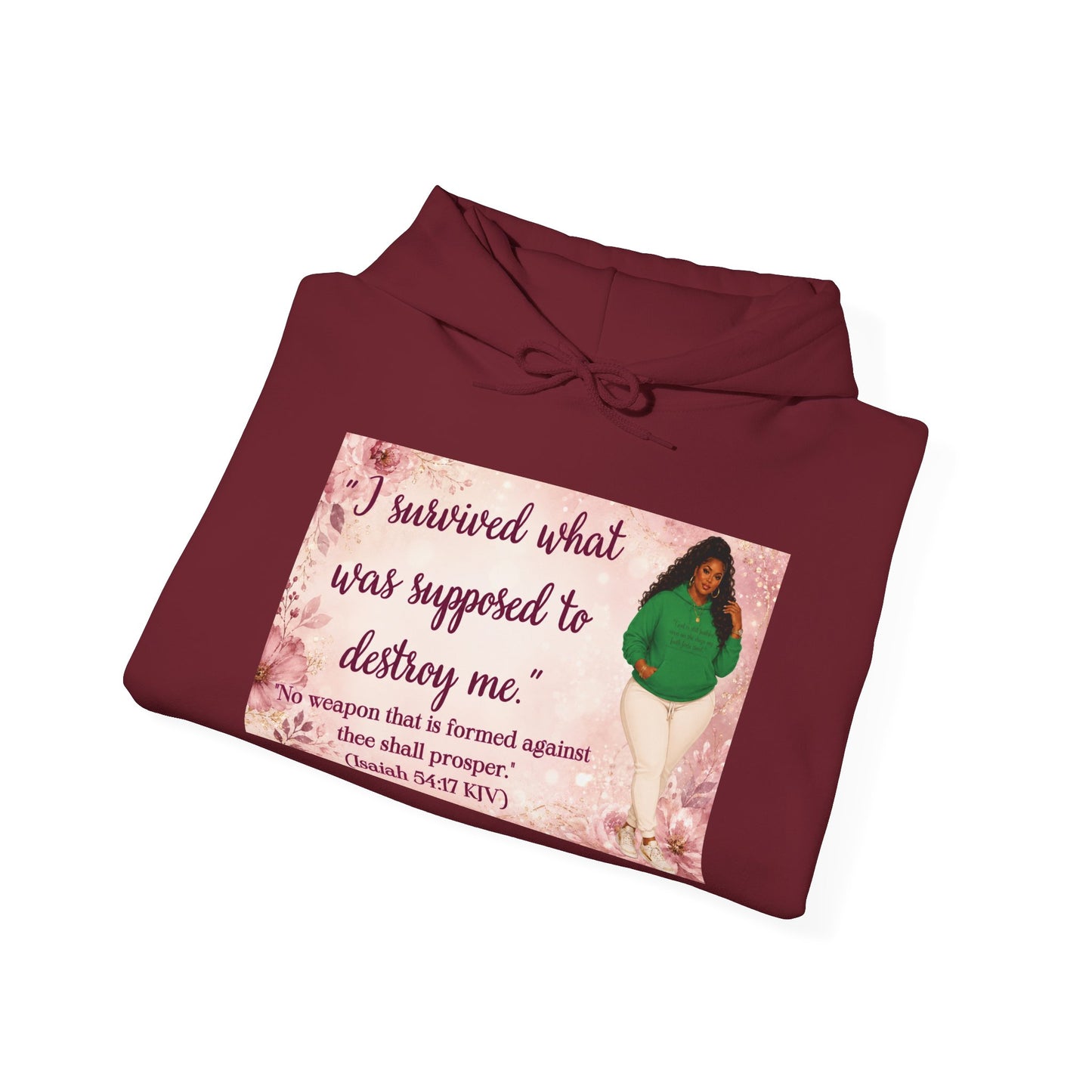I Survived What Was Supposed to Destroy Me Hoodie | Kall Her Beauti Faith Sweatshirt