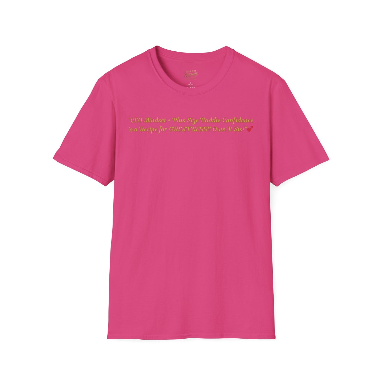 The "CEO Mindset" Signature Tee | Plus Size Affirmation Streetwear