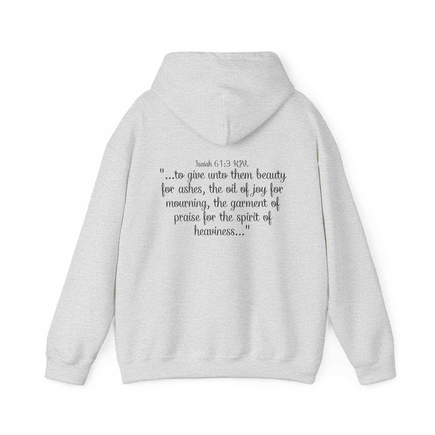 God Rebuilt Her Differently Graphic Hoodie| Kall Her Beauti Faith Collection