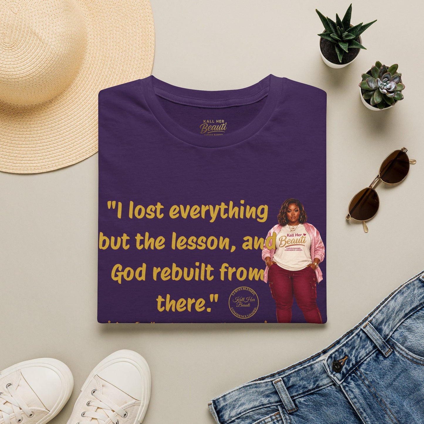 I lost Everything But the Lesson Tee | Kall Her Beauti™ Faith Collection