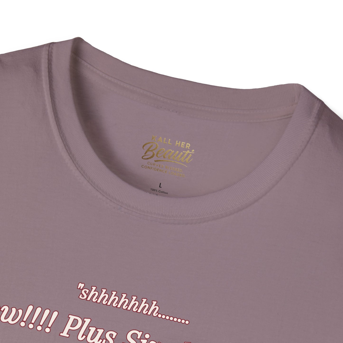 The "Shhhhhhh....... I Know" Signature Tee | Plus Size Affirmation Streetwear