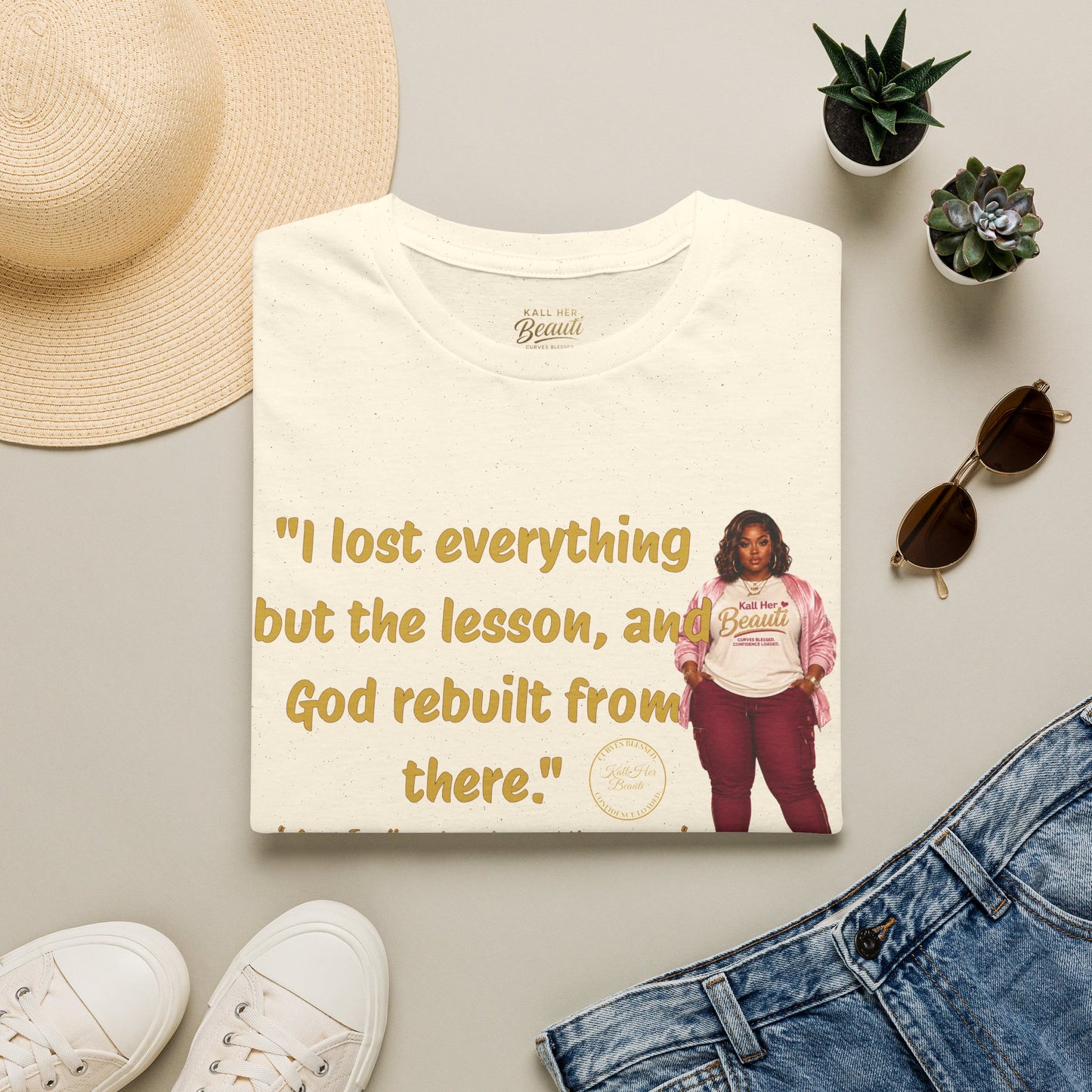 I lost Everything But the Lesson Tee | Kall Her Beauti™ Faith Collection