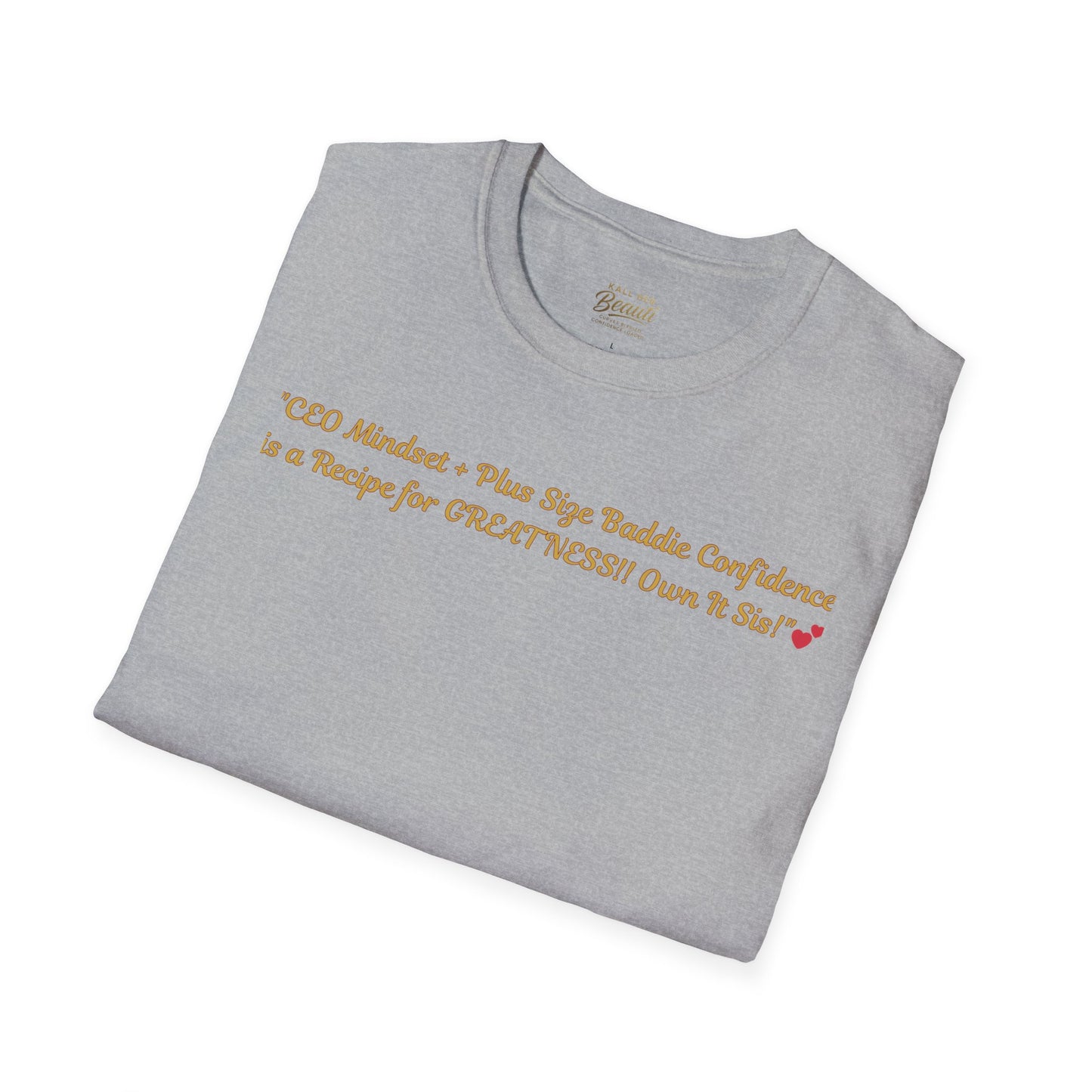 The "CEO Mindset" Signature Tee | Plus Size Affirmation Streetwear