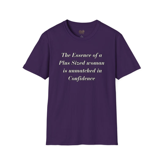 The "Essence of Being Plus Sized" Signature Tee | Plus Size Affirmation Streetwear