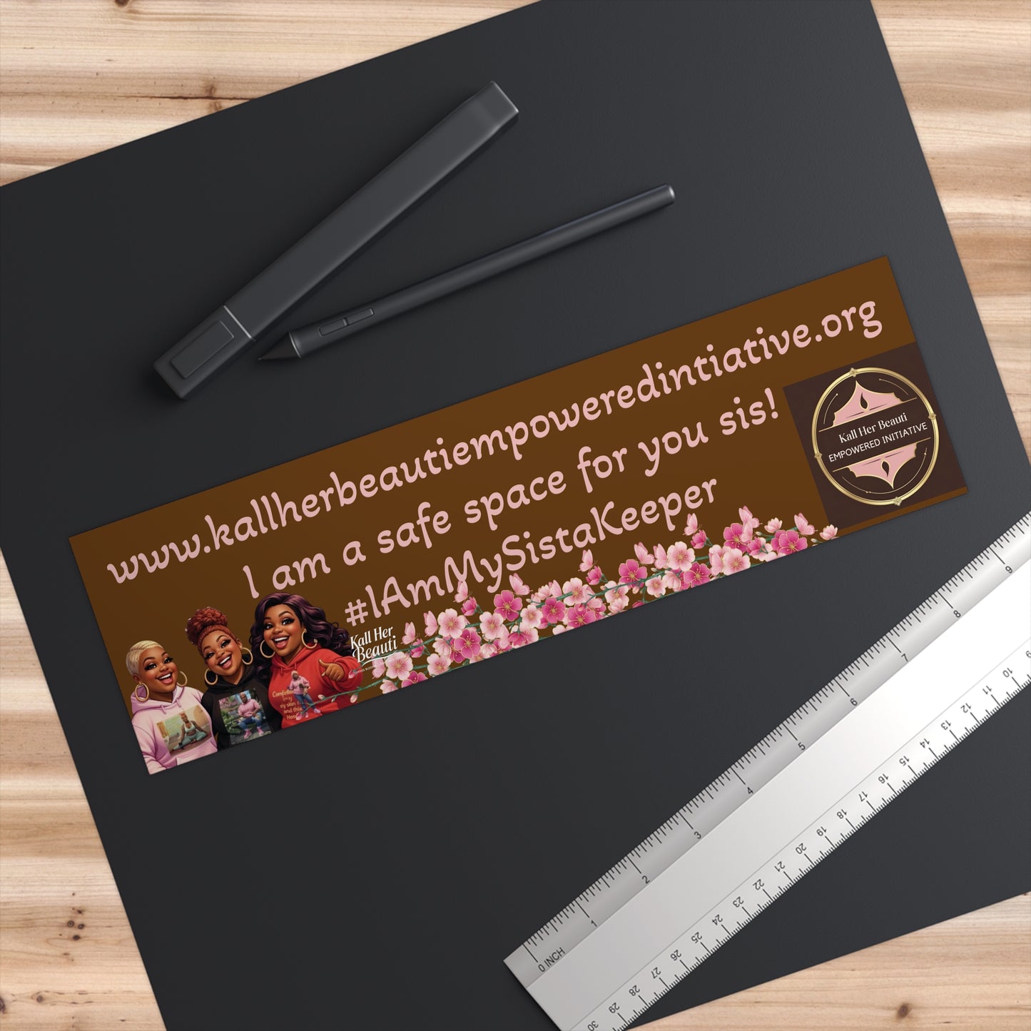 Bumper Sticker — "I Am My SistaKeeper" Safe Space Support Sticker