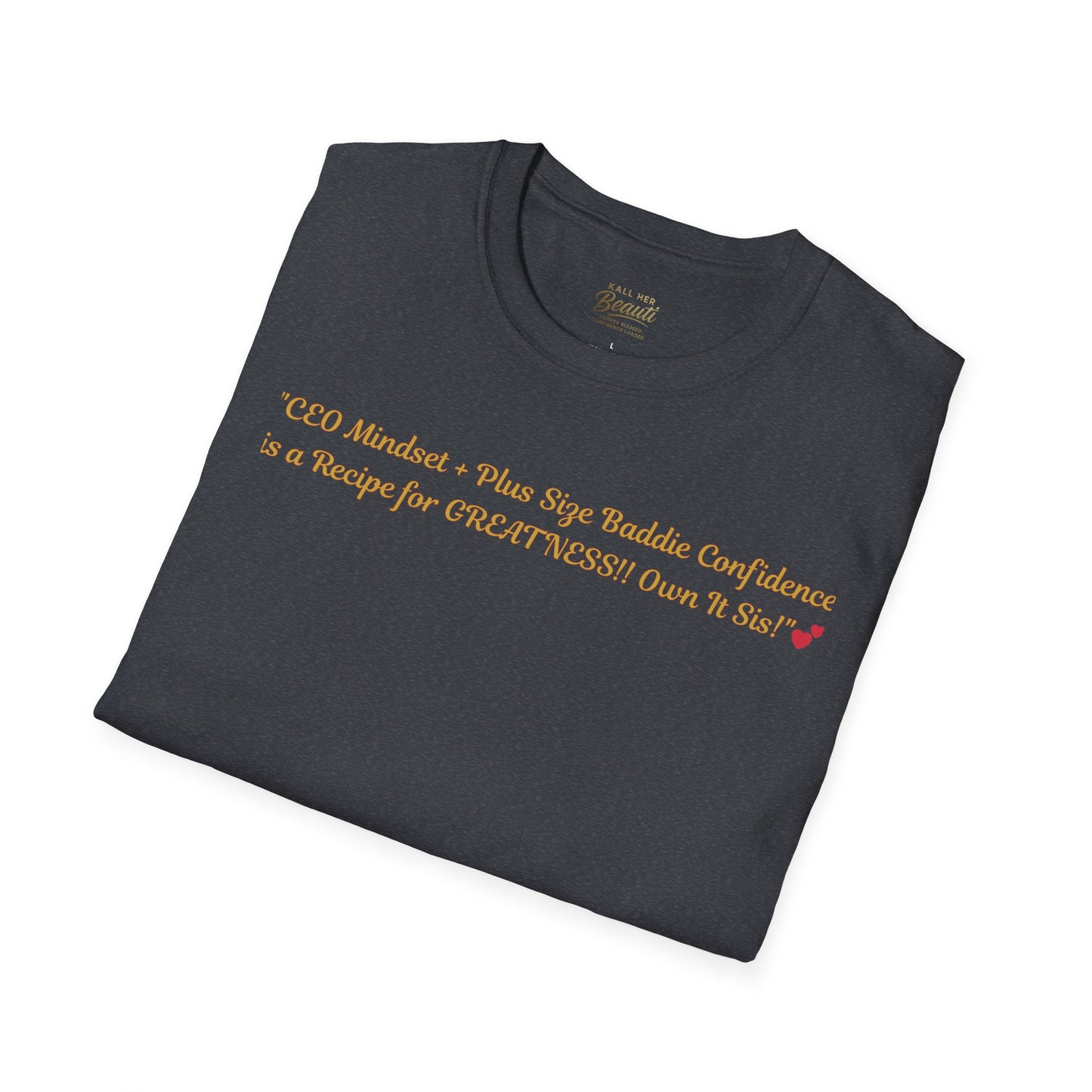 The "CEO Mindset" Signature Tee | Plus Size Affirmation Streetwear