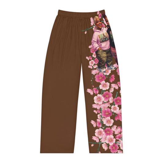 The Sista Keeper Soft-Life Lounge Pants | Plus Size Floral Sleepwear | Kall Her Beauti