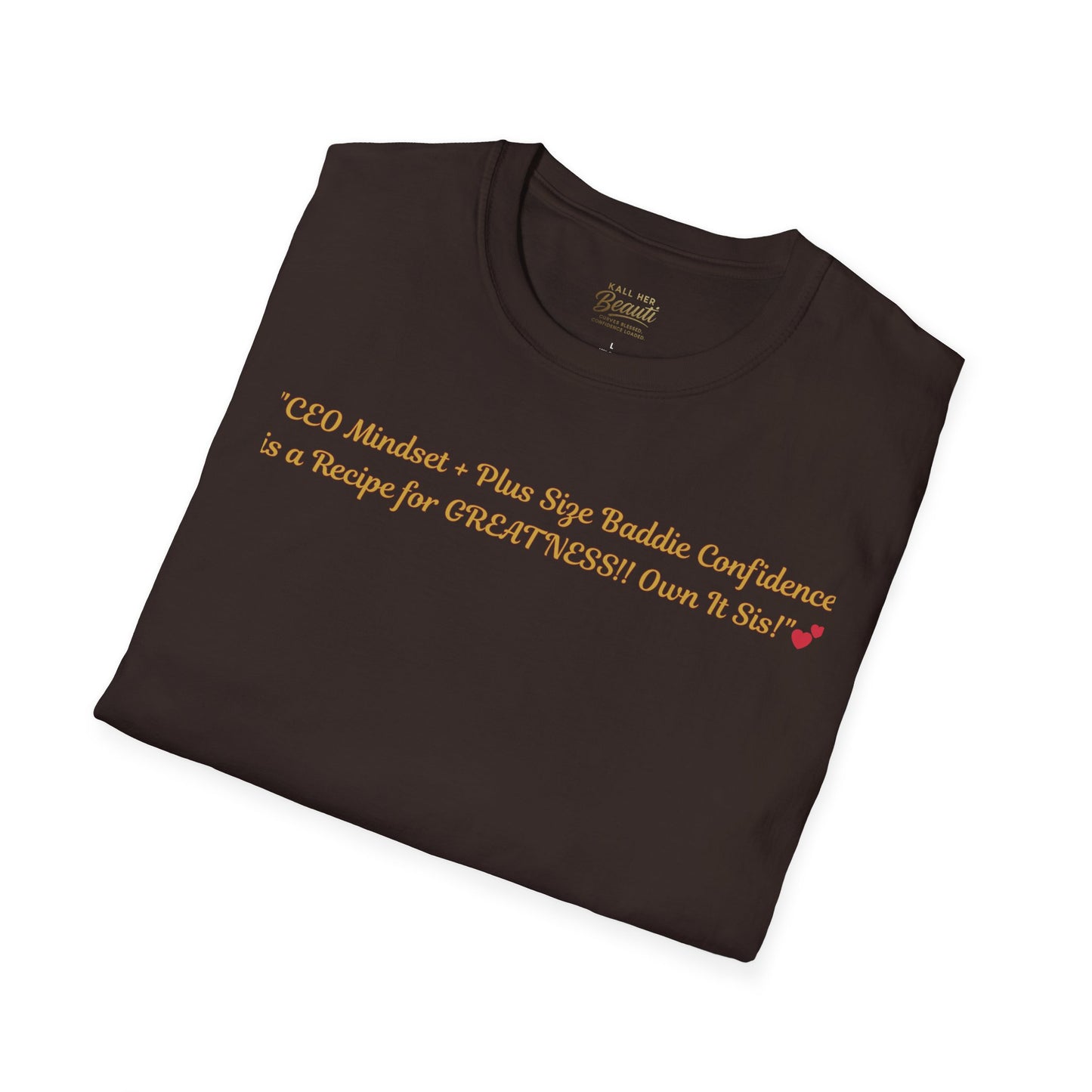 The "CEO Mindset" Signature Tee | Plus Size Affirmation Streetwear