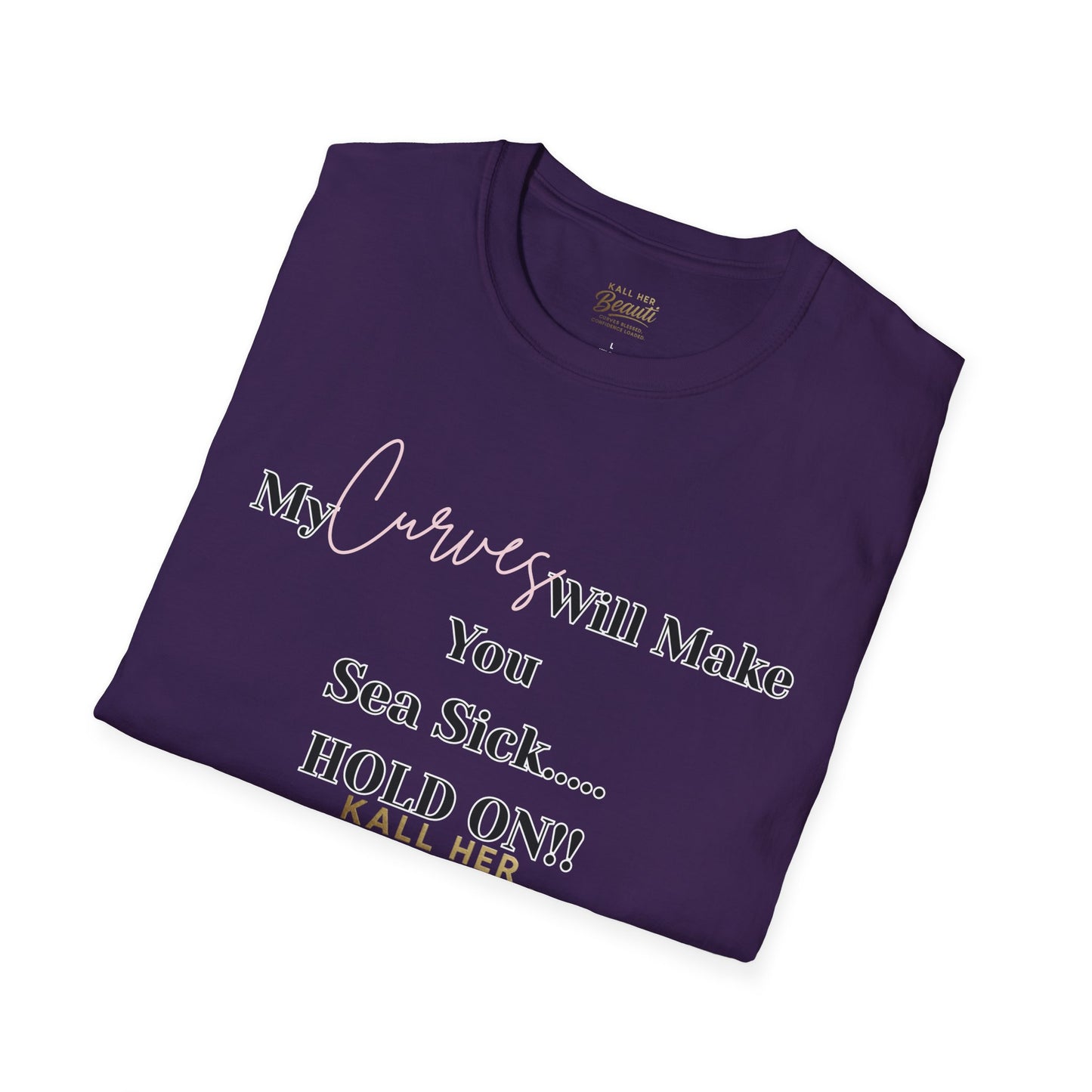 The "Curves will Make You Sea Sick" Signature Tee | Plus Size Affirmation Streetwear