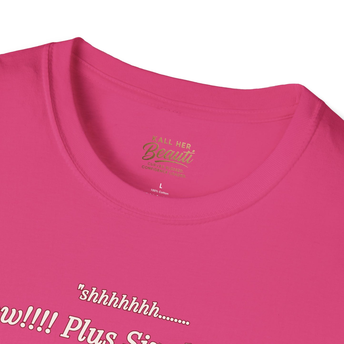The "Shhhhhhh....... I Know" Signature Tee | Plus Size Affirmation Streetwear